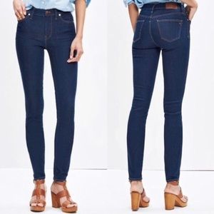 Madewell High Riser Davis Dark Skinny Jean